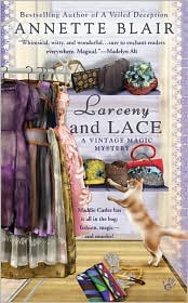 Larceny and Lace (Vintage Magic Series #2) by Annette Blair: Book Cover