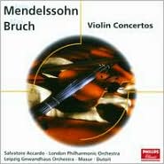 Mendelssohn, Bruch: Violin Concertos by Salvatore Accardo: CD Cover