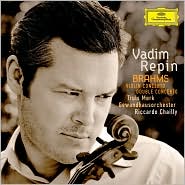 Brahms: Violin Concerto, Double Concerto by Vadim Repin: CD Cover