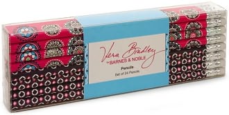 Vera Bradley Cupcake Pink No. 2 Pencils (Set of 24 ) by Barnes & Noble: Product Image