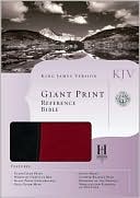 KJV Giant Print Reference Bible (Black/Burgundy Duotone)