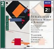 Stravinsky: Chamber Works & Rarities by Charles Dutoit: CD Cover