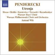 Krzysztof Penderecki: Utrenja by Antoni Wit: CD Cover