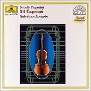 Paganini: 24 Caprices For Solo Violin Op. 1 by Salvatore Accardo: CD Cover