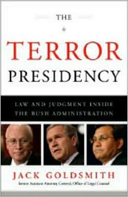 The Terror Presidency by Jack Goldsmith: Book Cover