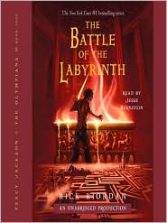 The Battle of the Labyrinth (Percy Jackson and the Olympians Series #4) by Rick Riordan: Audio Book Cover