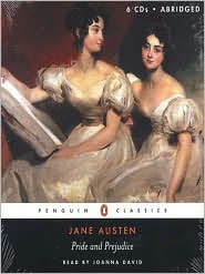 Pride and Prejudice by Jane Austen: Audio Book Cover