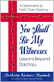 Book Cover Image. Title: You Shall Be My Witness, Author: by Kazimierz  Majdansk