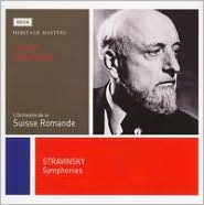 Stravinsky: Symphonies by Ernest Ansermet: CD Cover