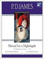 Shroud for a Nightingale (Adam Dalgliesh Series #4) by P. D. James: Audio Book Cover