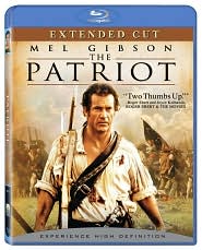 The Patriot with Mel Gibson: Blu-ray Cover