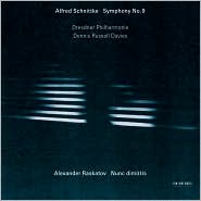 Alfred Schnittke: Symphony No. 9 / Alexander Raskatov: Nunc dimittis by Dennis Russell Davies: CD Cover