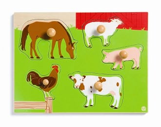 Grouping Animals - Farm Wooden Puzzle