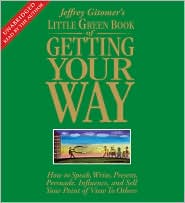The Little Green Book of Getting Your Way by Jeffrey Gitomer: CD Audiobook Cover