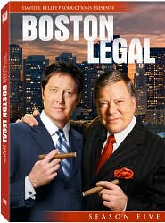Boston Legal - Season 5 with James Spader: DVD Cover