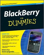BlackBerry For Dummies by Robert Kao: Book Cover