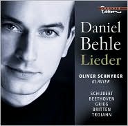 Schubert, Beethoven, Grieg, Britten, Trojahn: Lieder by Daniel Behle: CD Cover