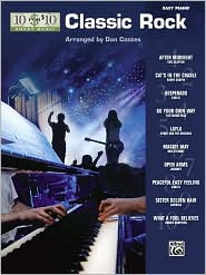 10 for 10 Sheet Music Classic Rock by Dan Coates: Book Cover