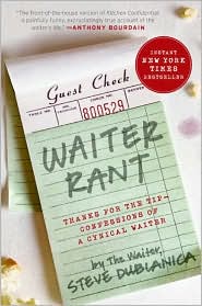 Waiter Rant by Steve Dublanica: Book Cover