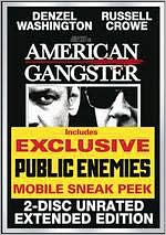 American Gangster with Denzel Washington: DVD Cover
