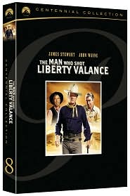 Man Who Shot Liberty Valance with John Wayne: DVD Cover