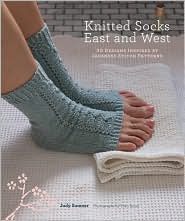Knitted Socks East and West by Judy Sumner: Book Cover