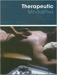 Therapeutic Modalities by William E. Prentice: Book Cover