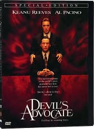 The Devil's Advocate with Keanu Reeves: DVD Cover