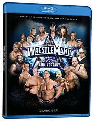 WWE: Wrestlemania XXV - 25th Anniversary with "Stone Cold" Steve Austin: Blu-ray Cover