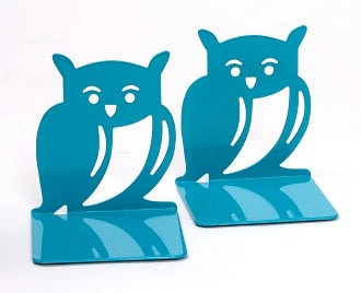 Teal Green Owl Diecut Metal Bookend Set of 2 by Barnes & Noble: Product Image