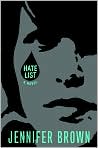 Book Cover Image. Title: Hate List, Author: by Jennifer  Brown