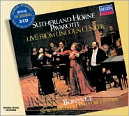 Sutherland, Horne, Pavarotti: Live From Lincoln Center by Joan Sutherland: CD Cover