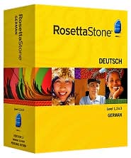Rosetta Stone Version 3 German Level 1, 2 & 3 Set with Audio Companion