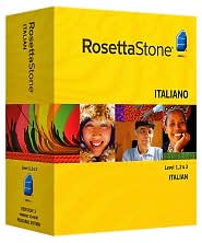 Rosetta Stone Version 3 Italian Level 1, 2 & 3 Set with Audio Companion