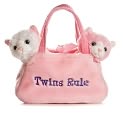 Product Image. Title: Twins Rule Kitten Pet Carrier