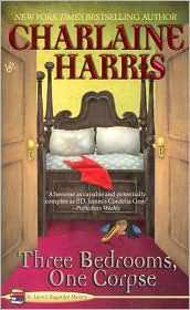 Three Bedrooms, One Corpse (Aurora Teagarden Series #3) by Charlaine Harris: Book Cover