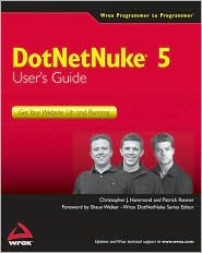 DotNetNuke 5 User's Guide by Christopher J. Hammond: Book Cover