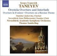 Taneyev: Orestia Overture & Interlude; Overture in D minor; Overture on a Russian Theme by Thomas Sanderling: CD Cover