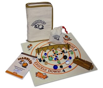 Classic Marbles Travel Game Set by Daddy-O: Product Image