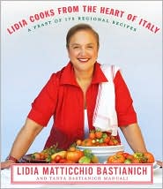 Lidia Cooks from the Heart of Italy by Lidia Matticchio Bastianich: Book Cover
