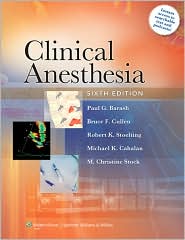 Clinical Anesthesia by Paul G Barash: Book Cover