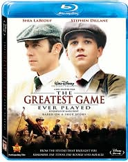 The Greatest Game Ever Played with Shia LaBeouf: Blu-ray Cover