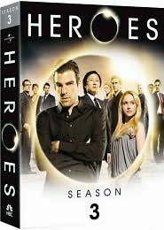 Heroes - Season 3 with Adrian Pasdar: DVD Cover