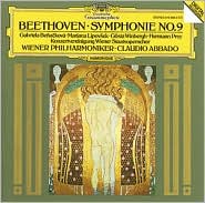 Beethoven: Symphonie No. 9 by Claudio Abbado: CD Cover