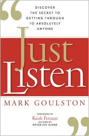 Just Listen by Mark Goulston: Book Cover