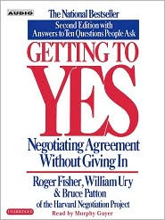Getting to Yes by Roger Fisher: Audio Book Cover