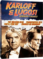 Karloff & Lugosi Horror Classics with Boris Karloff: DVD Cover