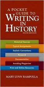 A Pocket Guide to Writing in History by Mary Lynn Rampolla: Book Cover