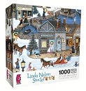 Product Image. Title: LN Stocks, Seaport Christmas 1000-pc Puzzle