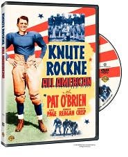 Knute Rockne, All American with Pat O'Brien: DVD Cover
